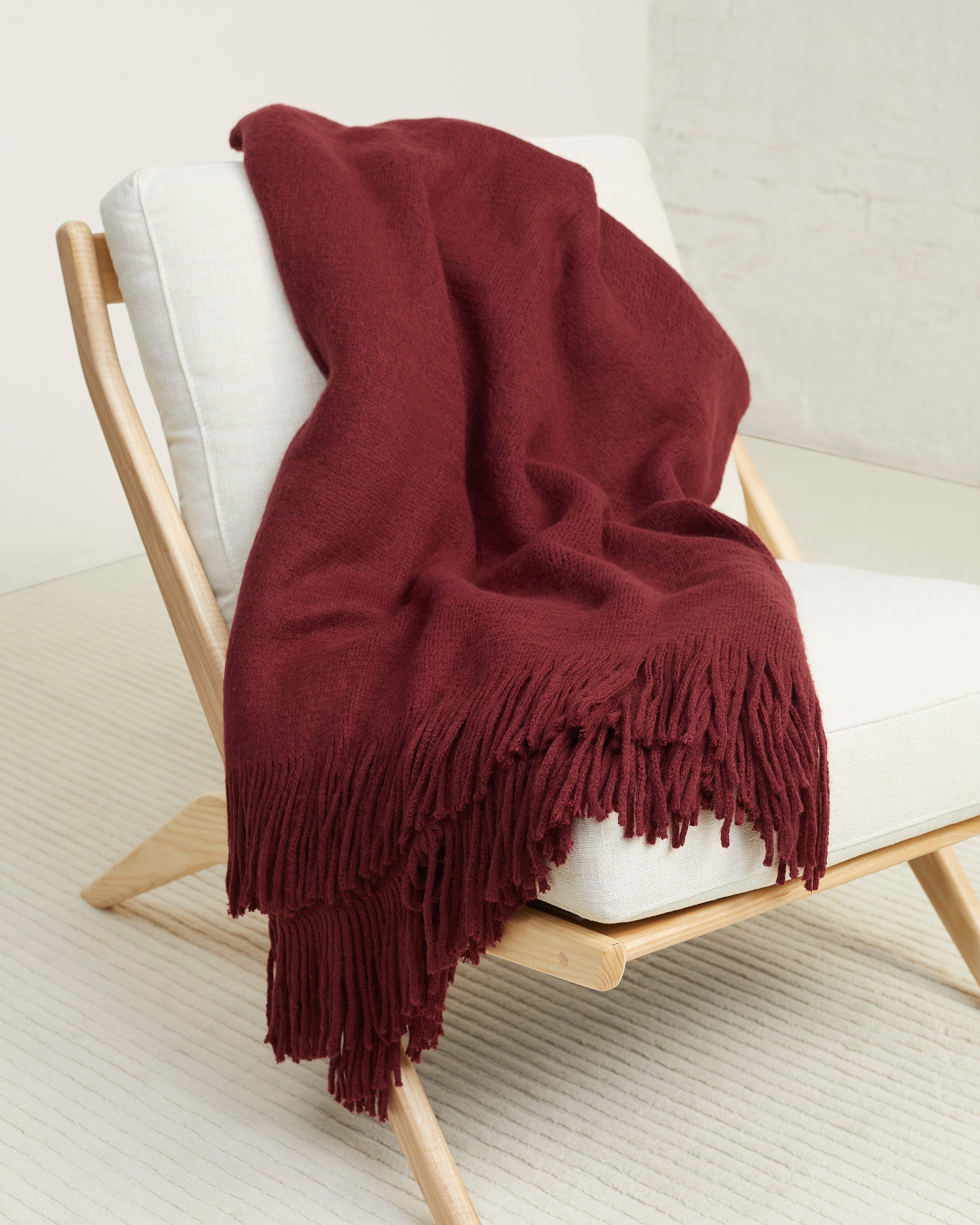 The Softest Throw Blanket with Fringe at UpWest